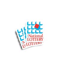 National Lottery Lotto Retro Glossy Sticker 2-Pack