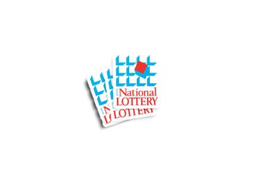 National Lottery Lotto Retro Glossy Sticker 2-Pack
