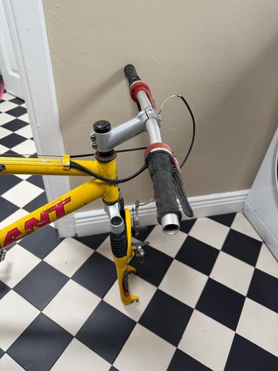 Giant boulder mountain bike