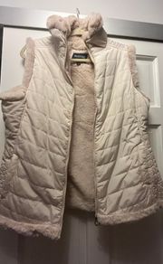 Cream Fur Lined Regatta Gilet