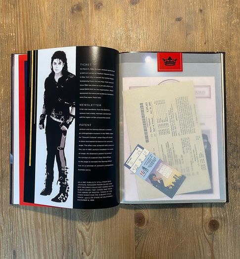 Rare Michael Jackson Treasures Book (100% complete with Memorabilia)