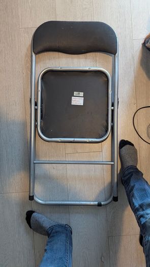 Set of 3 folding chairs