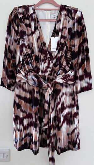 REISS  Orla Ikat Printed Mini Dress BNWT