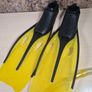 Crane diving flippers size Uk 6-7 EU 40-41 with snorkel breathing tube Image 6