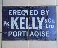 Enamel Sign