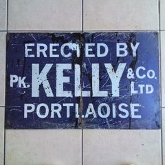 Enamel Sign