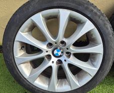 Bmw 17" Alloy wheels 5x120 V.good Tyres