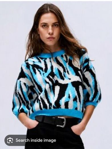 ZARA short sleeve jumper