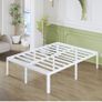 5ft Metal Platform Bed Frames King Size with Storage Space Underneath Image 3