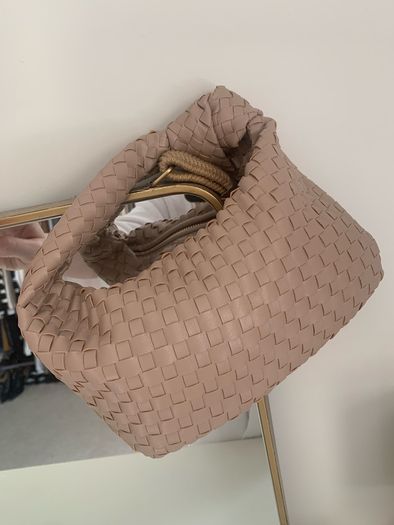 Genuine leather braided bag (Brand New)