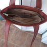 EFX Tan Leather Bag. Image 3