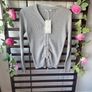 jumper Bnwt grey vneck long sleeve grey drawstring detail jumper m/l Image 3