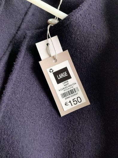 Paul Costello Navy Coat NEW