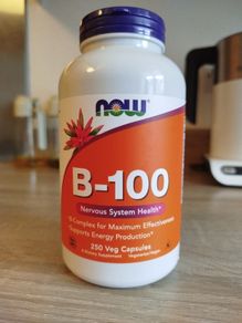 NOW FOODS i-Herb B-100 Vitamin B complex 100mg 250 capsules