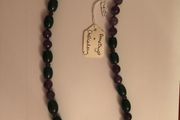 Amethyst &amp; Chalcedony necklace