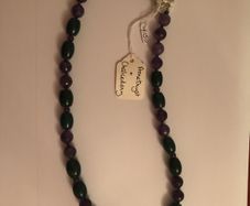 Amethyst & Chalcedony necklace