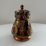 Antique Victorian Staffordshire Copper Lustreware Collection. 5 Pieces Image 6