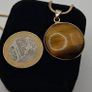 Vintage 9ct yellow gold tiger eye necklace Image 2