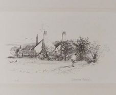 Labourers Return Etching Robert Brandard