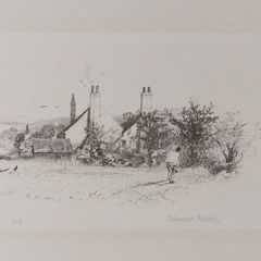 Labourers Return Etching Robert Brandard