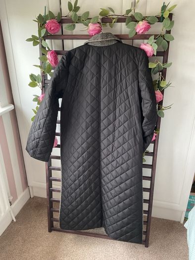 coat byoung herringbone double breast coat (36) oversized 10/12