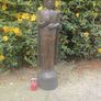 39" Late Nineteenth Century Balinese Wooden Temple Buddha Image 2