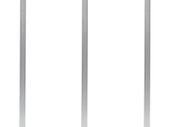 Fence Posts 3 pcs Aluminium 185 cm