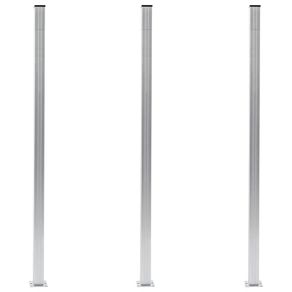 Fence Posts 3 pcs Aluminium 185 cm