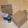 Lot of 40 pcs Eco friendly Top quality brown carrier bags twisted handles size 18 cm x 8 cm x 24 cm  Job Lot 40 pcs for gifts, presents, shops, retail, kraft shops valentine's day Image 7