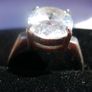 Vintage Sterling Silver 925 White Topaz Ring, Size P - 4,66g Image 5