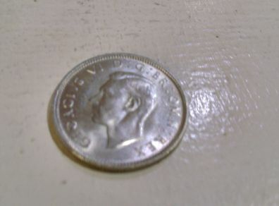 United Kingdom, George Vi, 1 Shilling 1945, Silver Coin