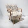 Armchair Beibel Rug covered , Natural Finish Image 2