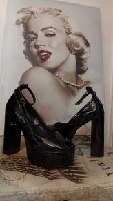 Black High Heels Size 6