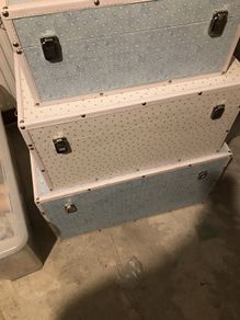 Set of 3 Storage trunks reduced
