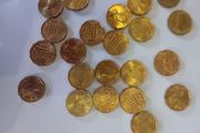 Uncirculated English 3 Pence / Halfpenny  Coins 1967