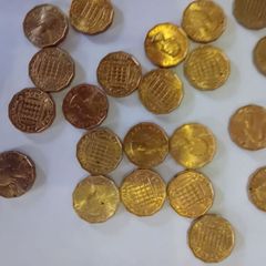 Uncirculated English 3 Pence / Halfpenny  Coins 1967