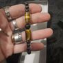 metallic pearl and tigers eye bracelet Image 2