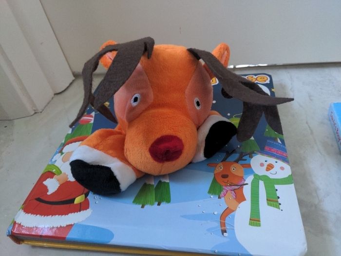 Two Christmas puppet books
