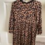 Next Girls Leopard Print Dress with Black Velvet Bow - see 4 pics Image 4