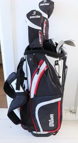 Wilson golf bag and golf clubs