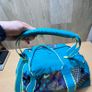 Nike Blue Purple Yellow Geometric Pattern Duffel Gym Bag - Vintage Image 7