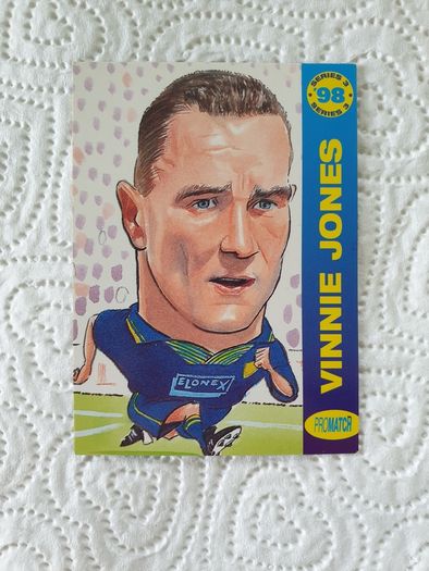 Vinnie Jones Wimbledon Football Trading Card 1998 to 1999