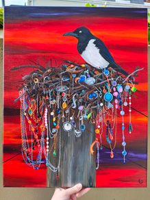 Original Acrylic Painting "Covet"