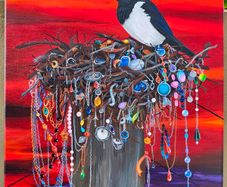 Original Acrylic Painting "Covet"