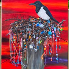 Original Acrylic Painting "Covet"