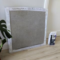 Grey porcelain floor tiles - 80 x 80 cm each