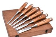 Wood Chisel Tool kits 6pcs DIY Woodworking Hand Cutters for Wood Carving Woodworking Tools with Premium Wooden Case