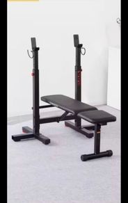 bench and weights