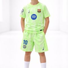 BRAND NEW Boys Jersey FC Barcelona 2024/25 Third Kit Replica 9-10yrs