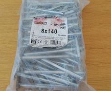 Metal Insulation Fixings - Zinc 8.0 X 140 Bag 50